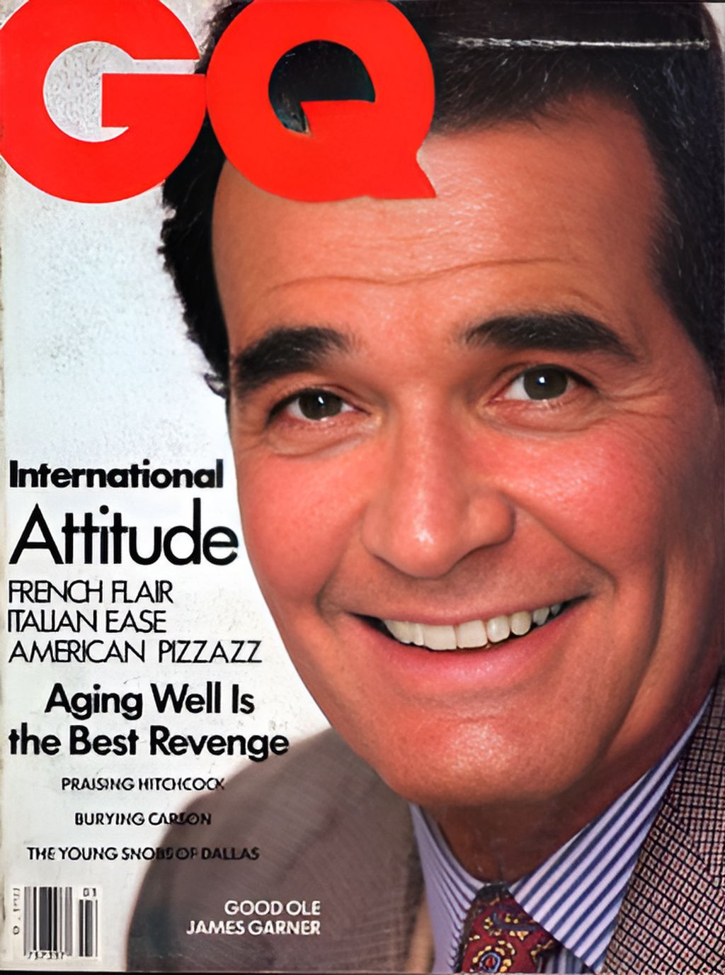 GENTLEMENS QUARTERLY magazine side cover March 1984
