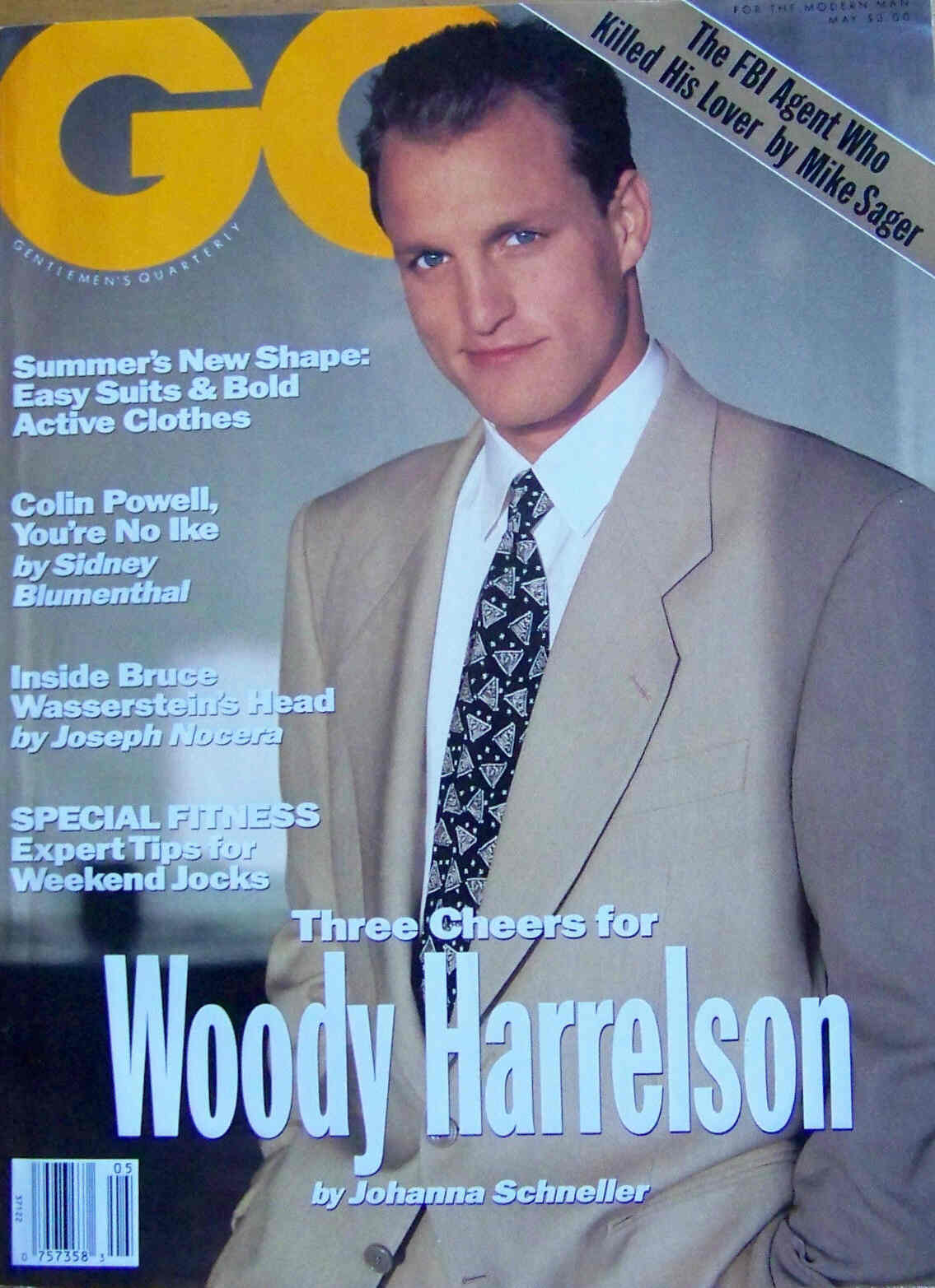 GENTLEMENS QUARTERLY magazine side cover May 1991