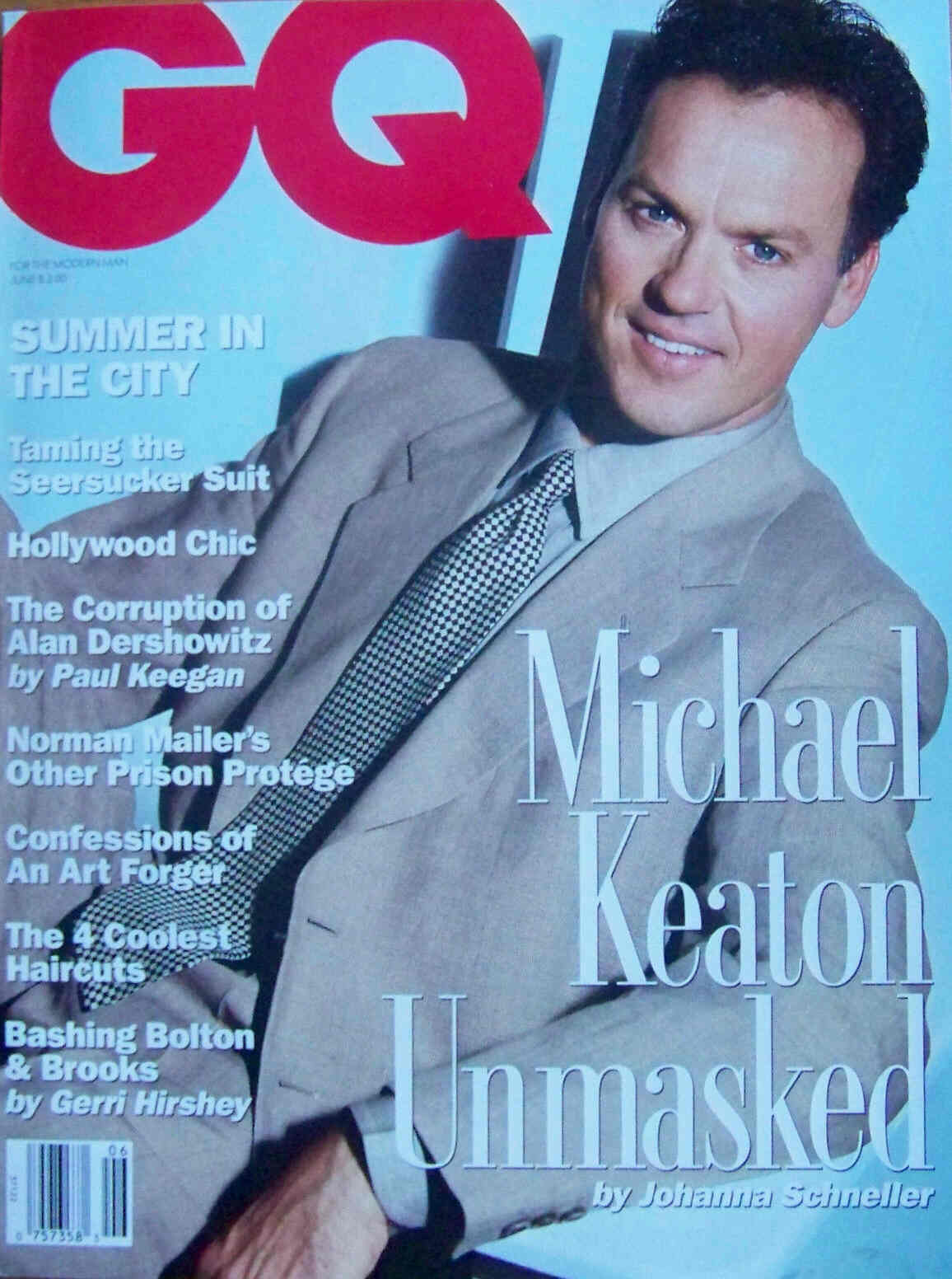 GENTLEMENS QUARTERLY magazine side cover June 1992