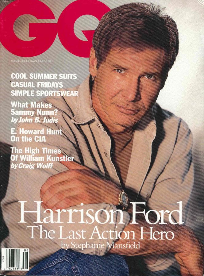 GENTLEMENS QUARTERLY magazine side cover June 1994