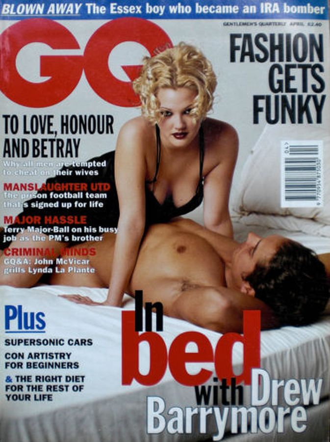 GENTLEMENS QUARTERLY magazine side cover April 1995