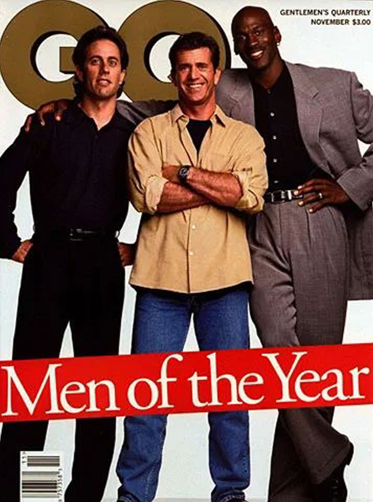 GENTLEMENS QUARTERLY magazine side cover November 1996
