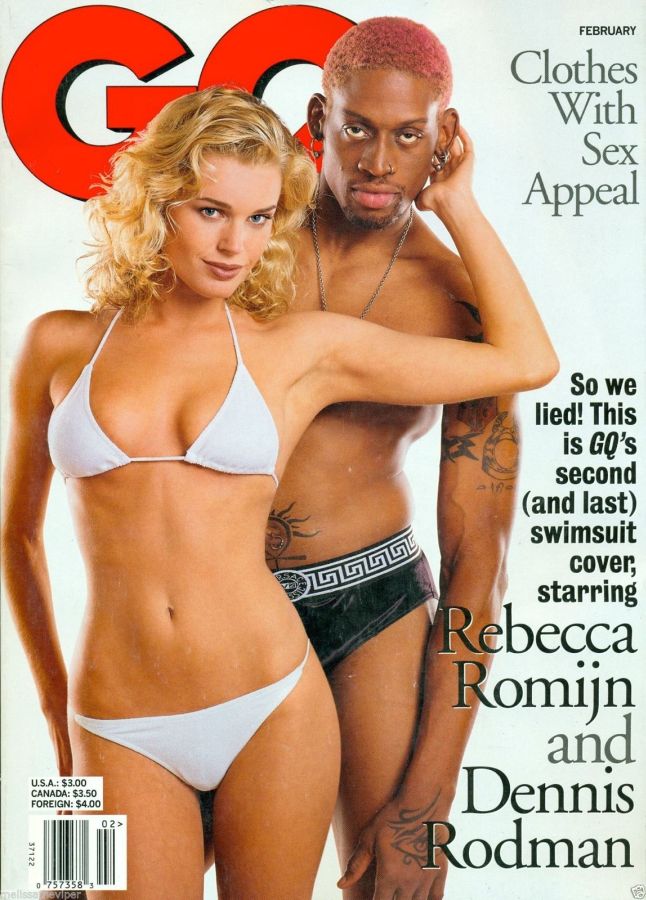 GENTLEMENS QUARTERLY magazine side cover February 1997