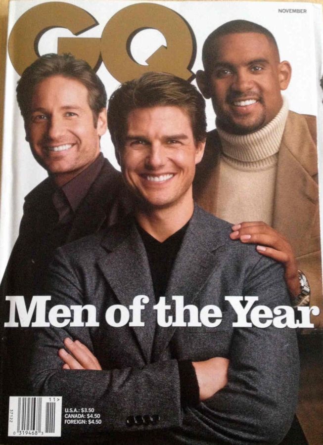GENTLEMENS QUARTERLY magazine side cover November 1997