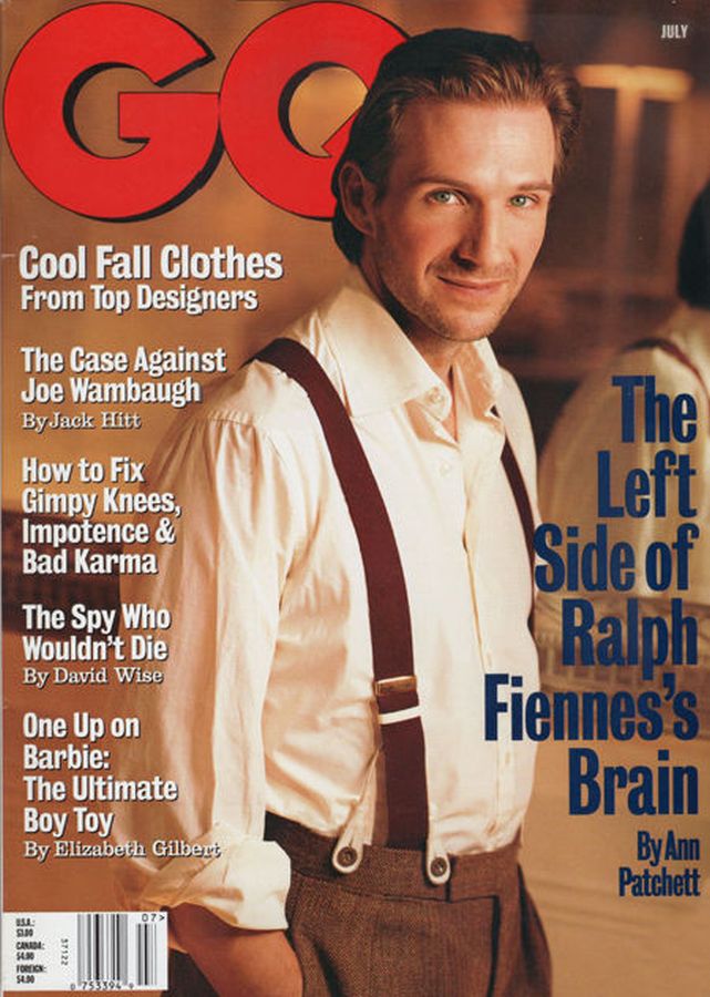 GENTLEMENS QUARTERLY magazine side cover July 1998