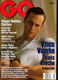 GENTLEMENS QUARTERLY magazine side cover December 1998