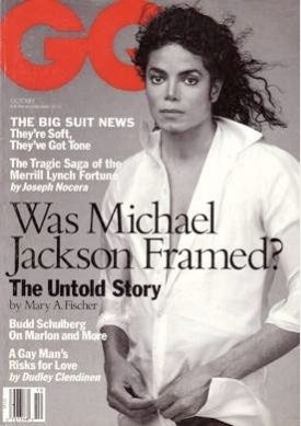 GENTLEMENS QUARTERLY magazine side cover  October 1994
