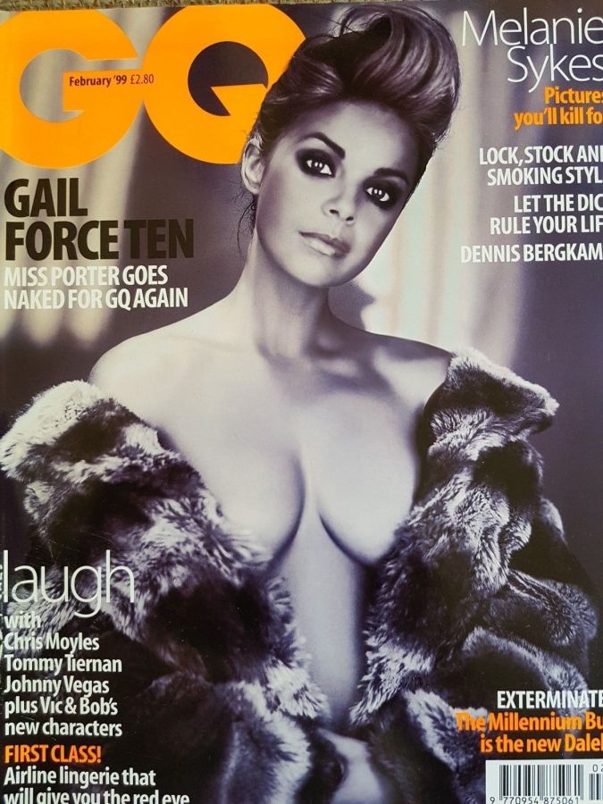 GENTLEMENS QUARTERLY (UK) magazine side cover  February 1999