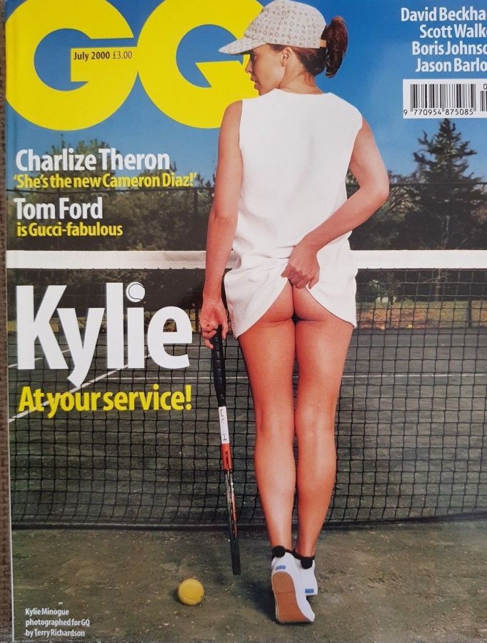 GENTLEMENS QUARTERLY (UK) magazine side cover  July 2000