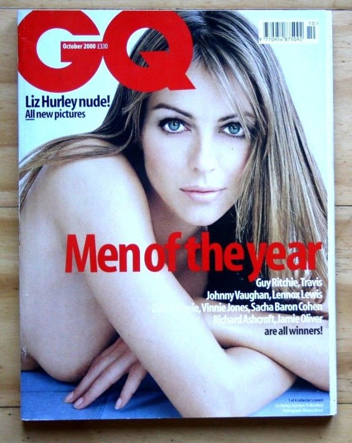 GENTLEMENS QUARTERLY (UK) magazine side cover  October 2000