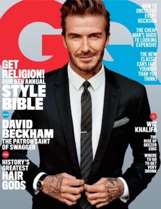 GENTLEMENS QUARTERLY magazine side cover  April 2016