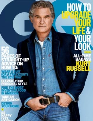 GENTLEMENS QUARTERLY magazine side cover  October 2016