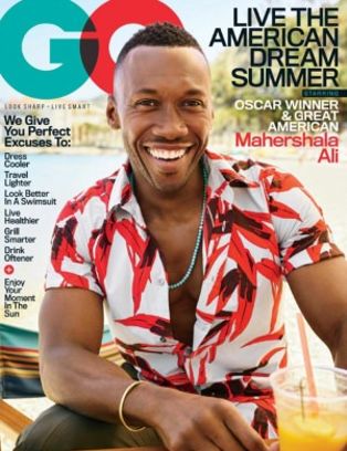 GENTLEMENS QUARTERLY magazine side cover  July 2017