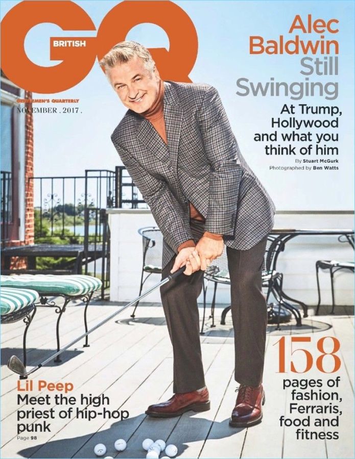 GENTLEMENS QUARTERLY magazine side cover  November 2017