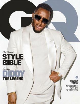 GENTLEMENS QUARTERLY magazine side cover  April 2018