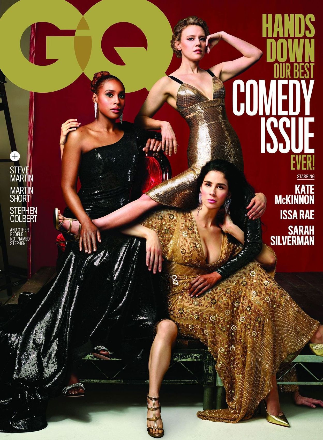 GENTLEMENS QUARTERLY magazine side cover  June 2018