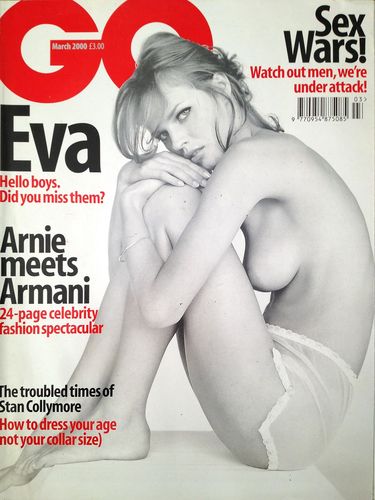 GENTLEMENS QUARTERLY (UK) magazine side cover March 2000