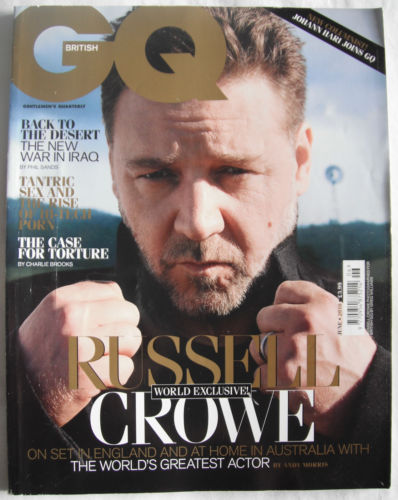 GENTLEMENS QUARTERLY (UK) magazine side cover June 2010