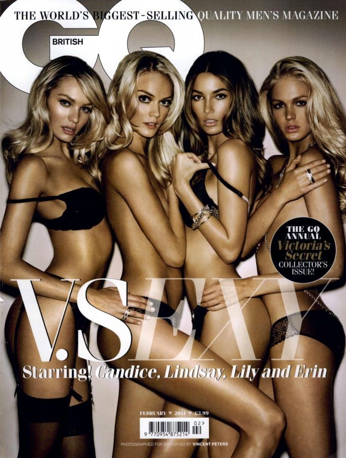 GENTLEMENS QUARTERLY (UK) magazine side cover February 2011