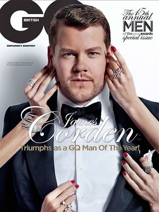 GENTLEMENS QUARTERLY (UK) magazine side cover October 2012