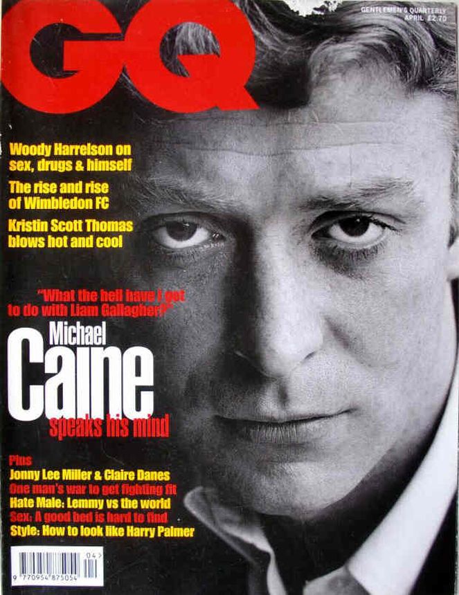 GENTLEMENS QUARTERLY (UK) magazine side cover April 1997