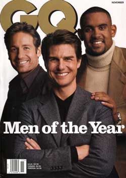 GENTLEMENS QUARTERLY (UK) magazine side cover November 1997