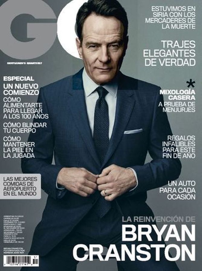 GENTLEMENS QUARTERLY ARGENTINA magazine side cover  January 2015