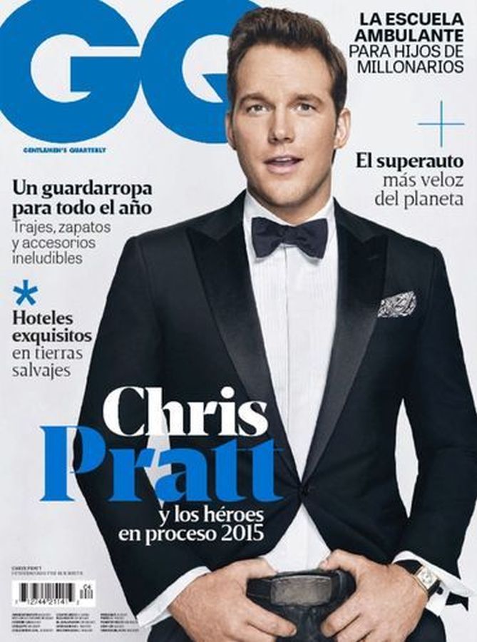 GENTLEMENS QUARTERLY ARGENTINA magazine side cover  May 2015