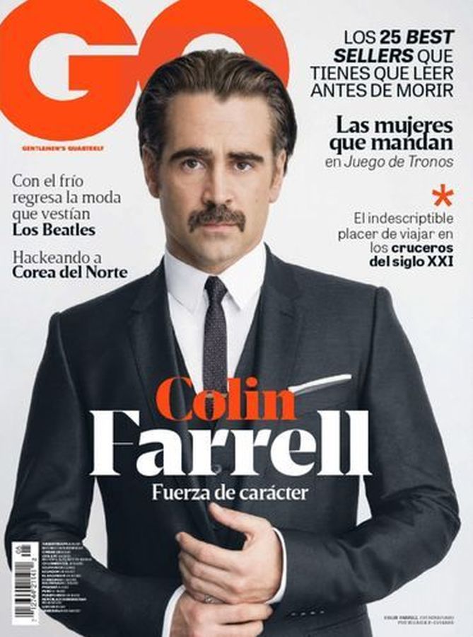 GENTLEMENS QUARTERLY ARGENTINA magazine side cover  June 2015
