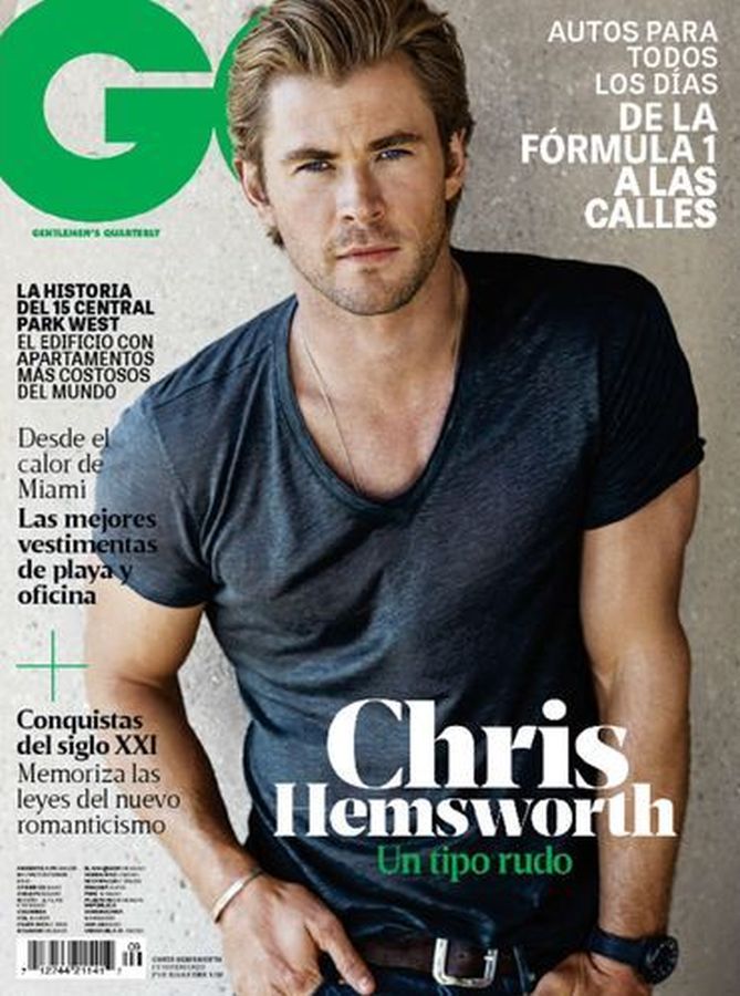 GENTLEMENS QUARTERLY ARGENTINA magazine side cover  October 2015