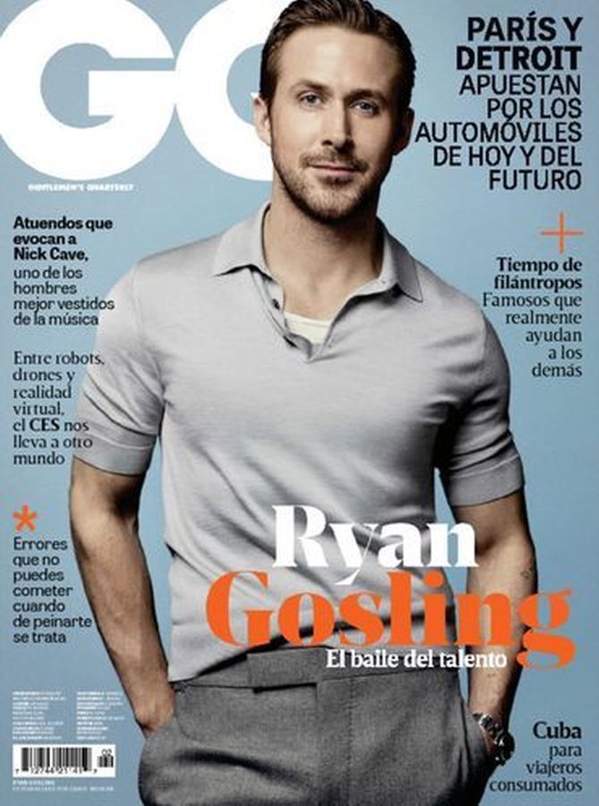GENTLEMENS QUARTERLY ARGENTINA magazine side cover  March 2017