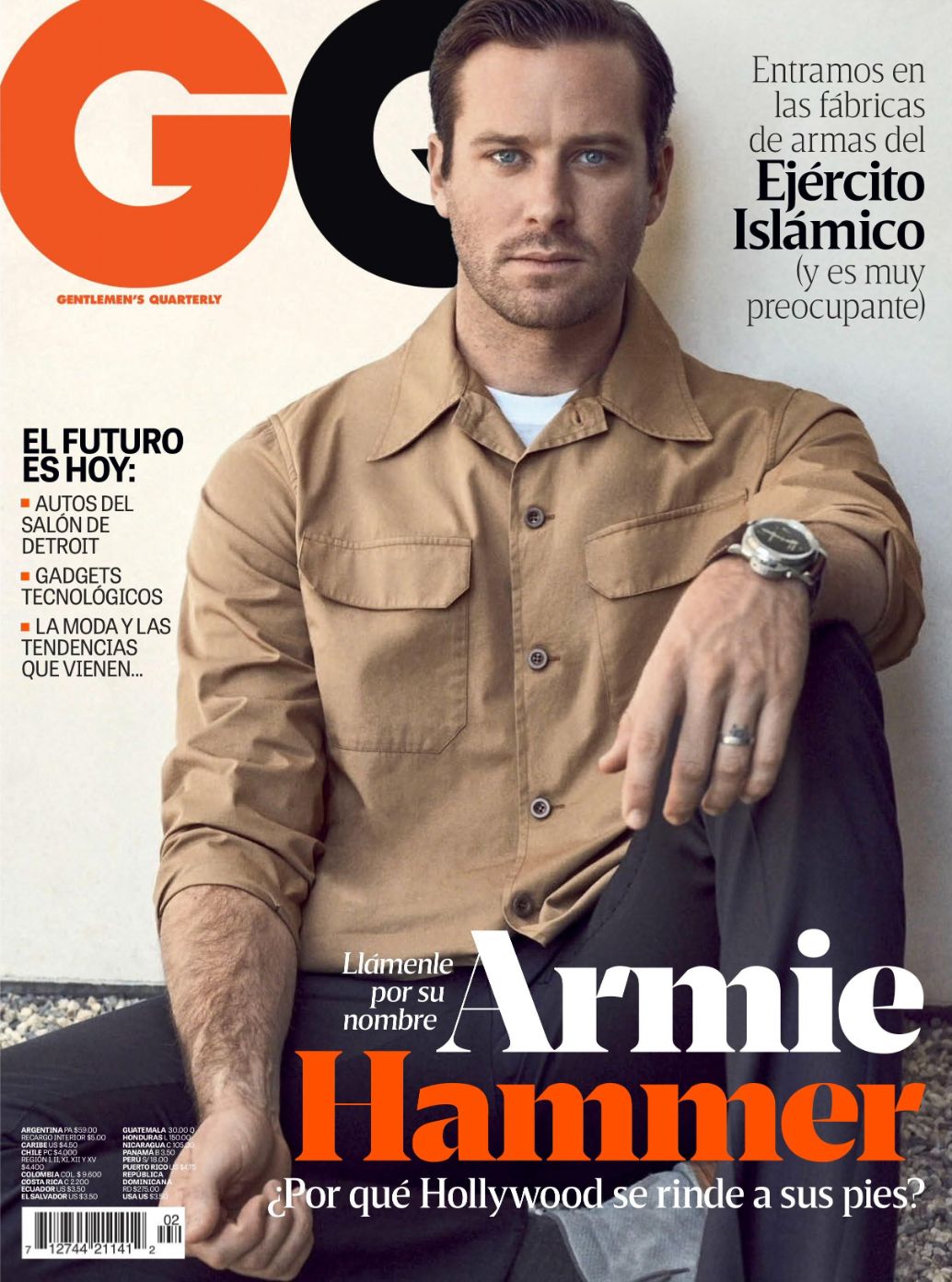 GENTLEMENS QUARTERLY ARGENTINA magazine side cover  March 2018