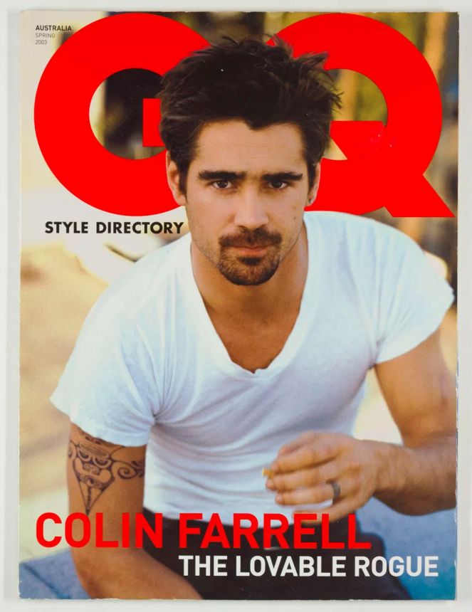 GENTLEMENS QUARTERLY AUSTRALIA magazine side cover Spring 2003
