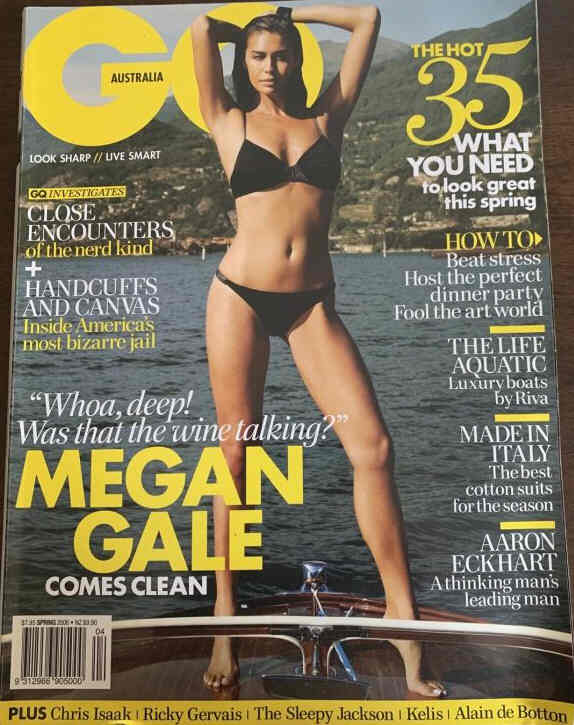 GENTLEMENS QUARTERLY AUSTRALIA magazine side cover Spring 2006