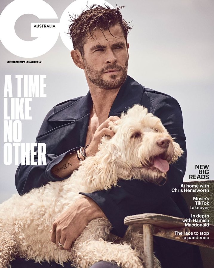 GENTLEMENS QUARTERLY AUSTRALIA magazine side cover  May/June 2020