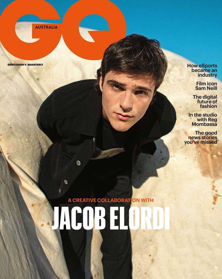 GENTLEMENS QUARTERLY AUSTRALIA magazine side cover  June/July 2020