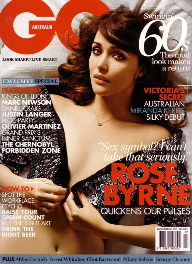 GENTLEMENS QUARTERLY AUSTRALIA magazine side cover  September 2007