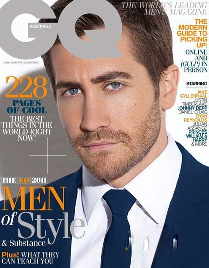 GENTLEMENS QUARTERLY AUSTRALIA magazine side cover  August/September 2011