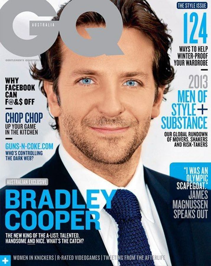 GENTLEMENS QUARTERLY AUSTRALIA magazine side cover  May 2013