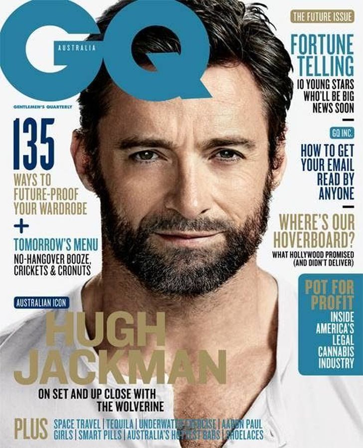 GENTLEMENS QUARTERLY AUSTRALIA magazine side cover  August 2013
