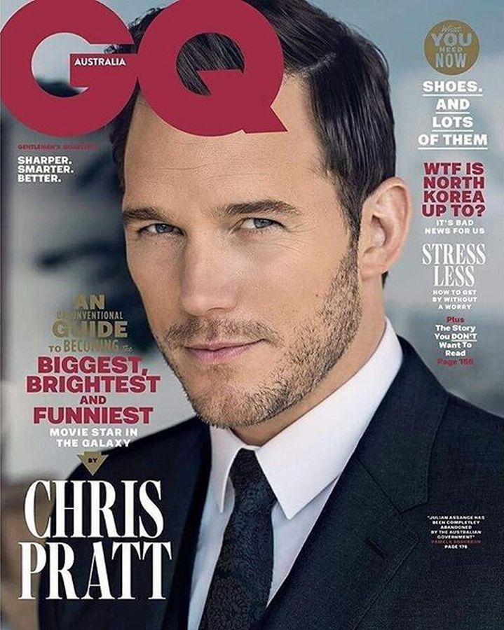 GENTLEMENS QUARTERLY AUSTRALIA magazine side cover  May 2017