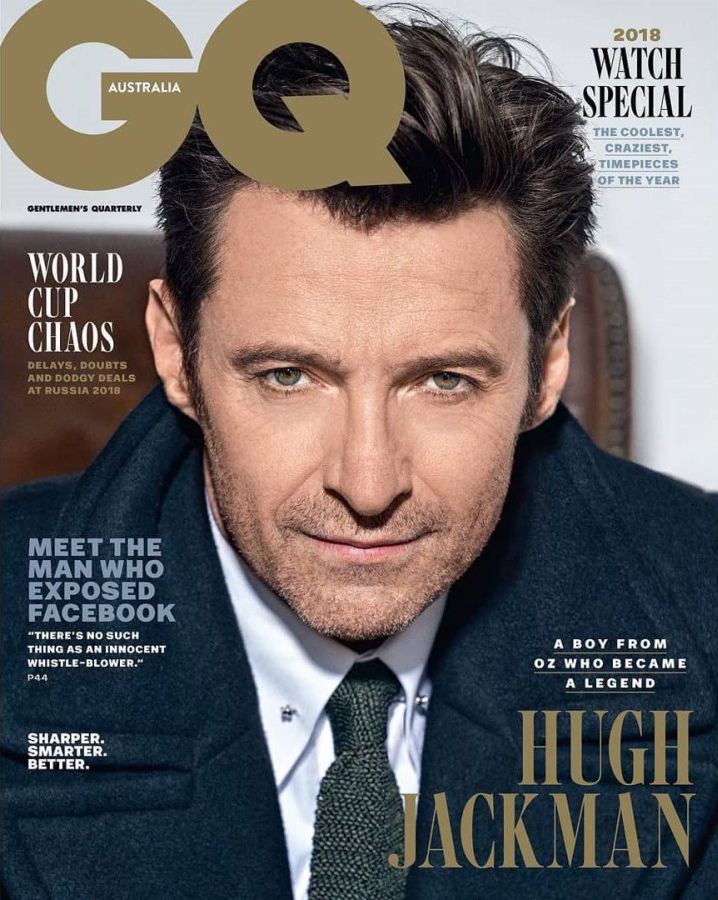 GENTLEMENS QUARTERLY AUSTRALIA magazine side cover  June/July 2018