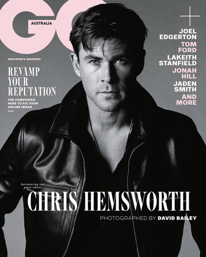 GENTLEMENS QUARTERLY AUSTRALIA magazine side cover  November 2018