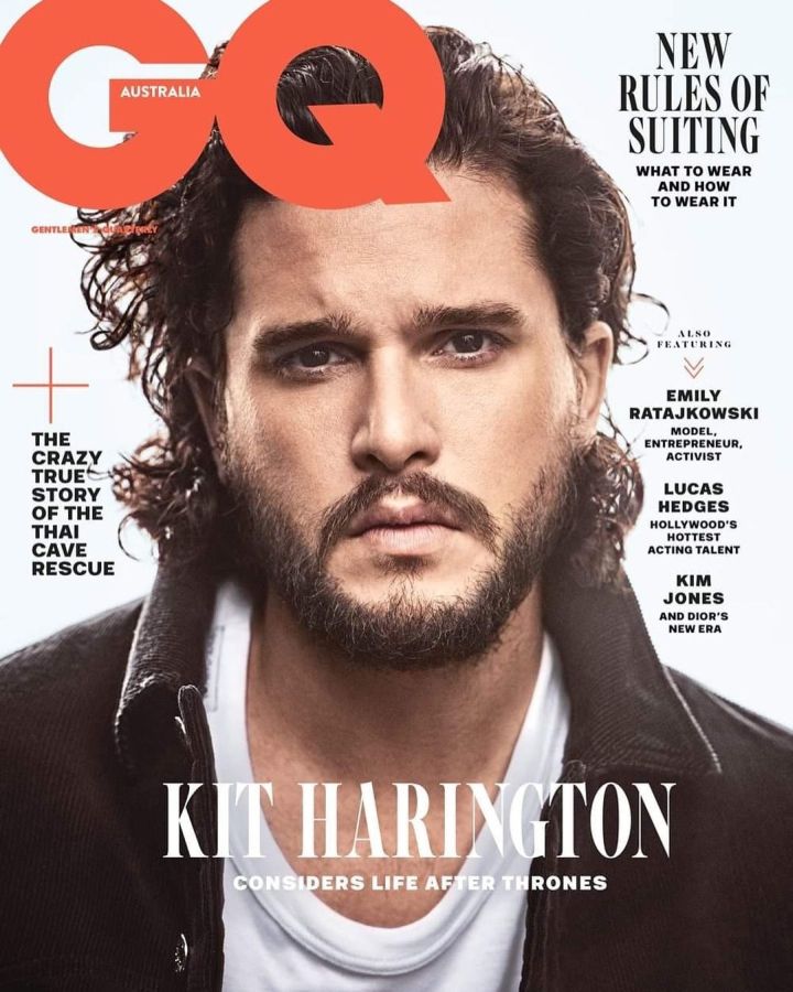 GENTLEMENS QUARTERLY AUSTRALIA magazine side cover  January/February 2019