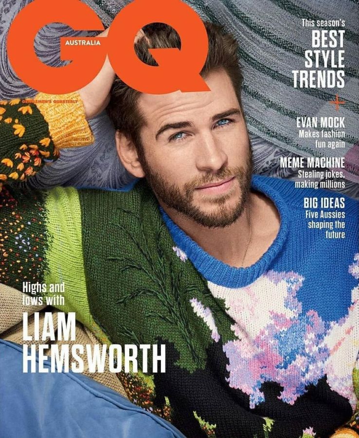 GENTLEMENS QUARTERLY AUSTRALIA magazine side cover  May/June 2019