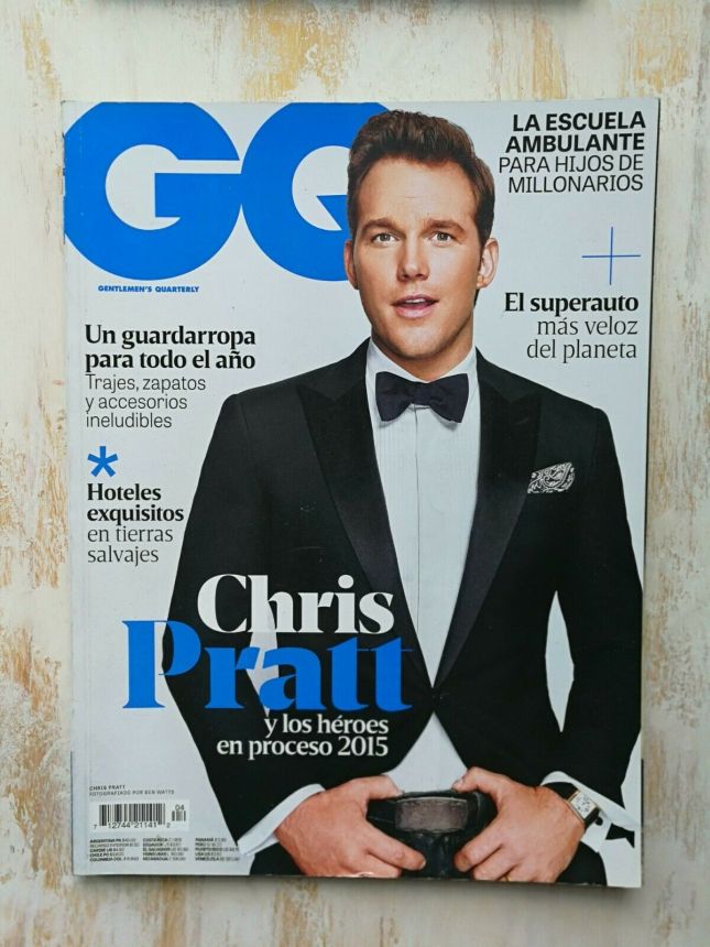 GENTLEMENS QUARTERLY COLOMBIA magazine side cover  May 2015
