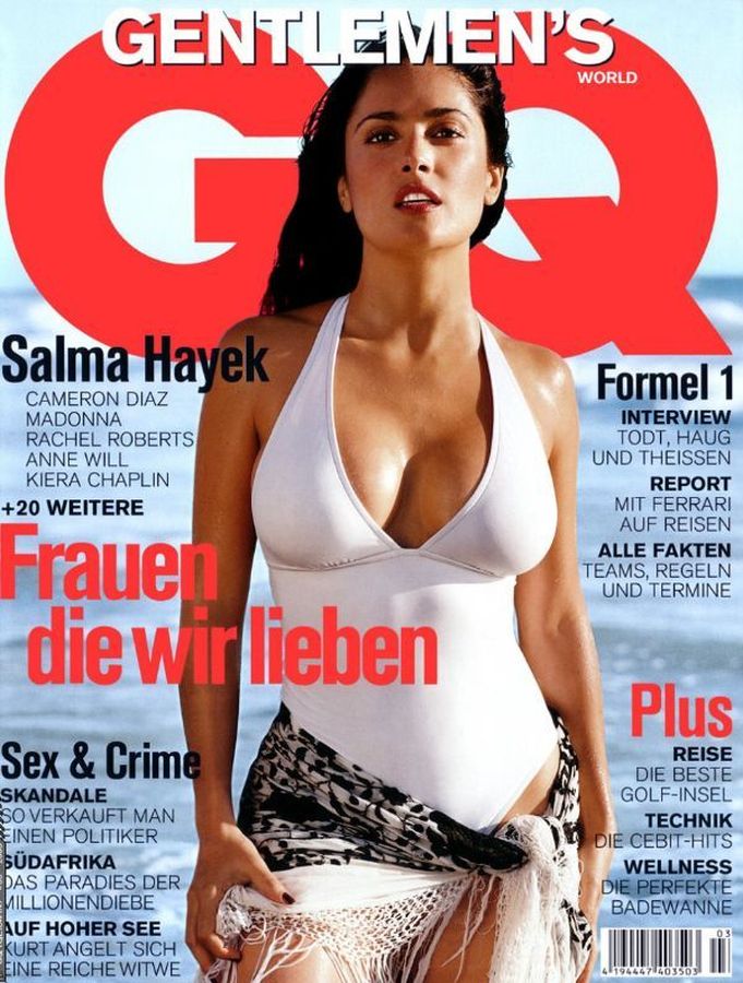 GENTLEMENS QUARTERLY GERMANY magazine side cover  March 2003
