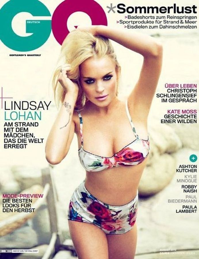 GENTLEMENS QUARTERLY GERMANY magazine side cover  August 2010