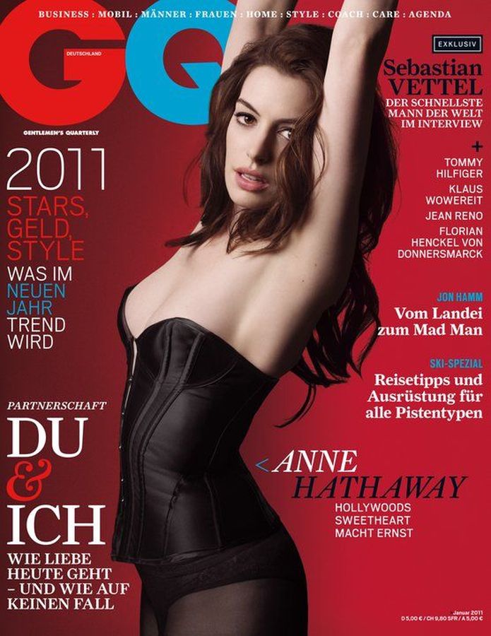GENTLEMENS QUARTERLY GERMANY magazine side cover  January 2011
