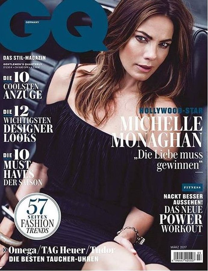 GENTLEMENS QUARTERLY GERMANY magazine side cover  March 2017